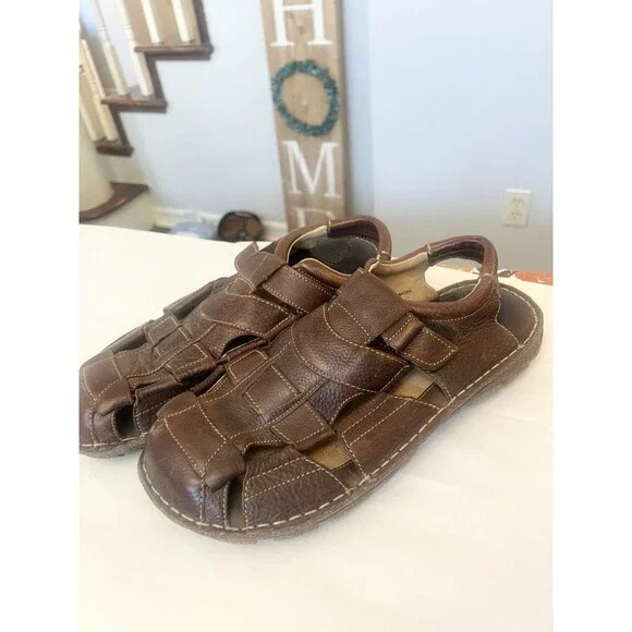 Born Shoes Born Cabot Iii Sandals Brown Leather Shoes Dress